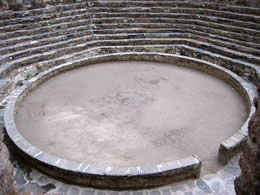 El Palenque, antigua arena para peleas de gallos.